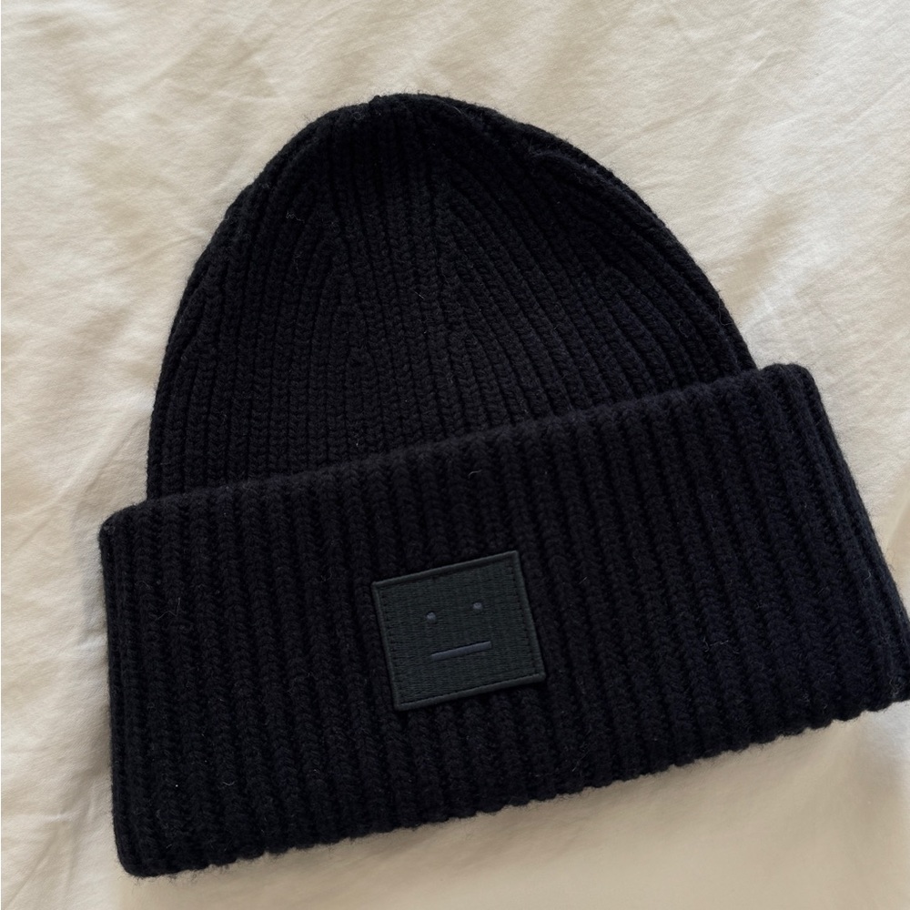 Acne Studios Black Beanie